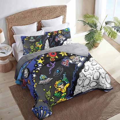 Shineful All Season Quilt 3-Piece Set Journey To Cosmos