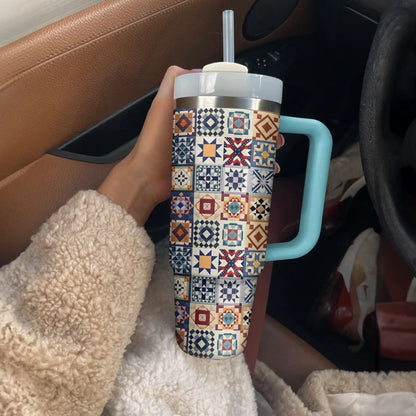 Shineful Tumbler Anmutige Quiltblöcke