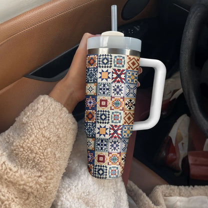 Shineful Tumbler Anmutige Quiltblöcke