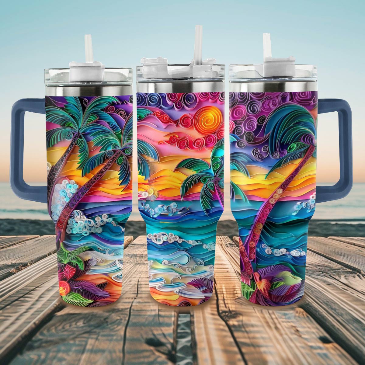 Shineful Tumbler Tropical Quill