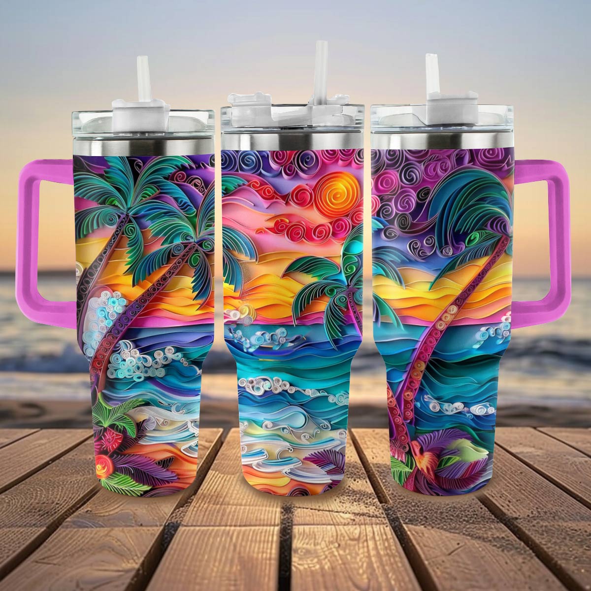 Shineful Tumbler Tropical Quill