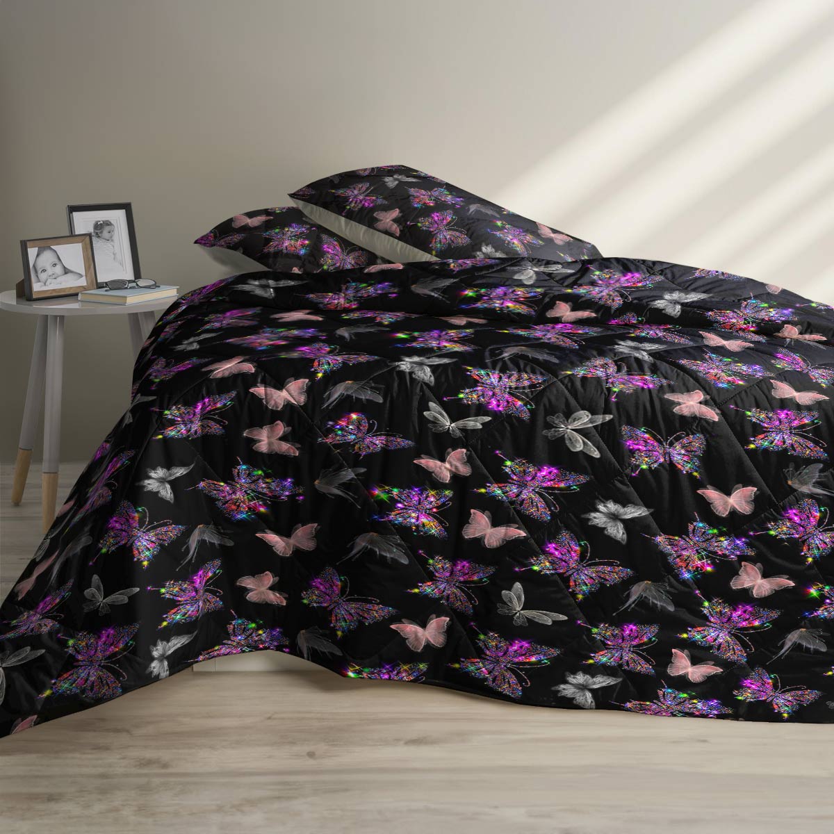 Shineful Gorgeous Butterflies Lovely - All Season Quilt 3-Piece Set