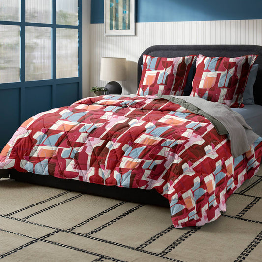 Shineful Gorgeous Wine - All Season Quilt 3-Piece Set