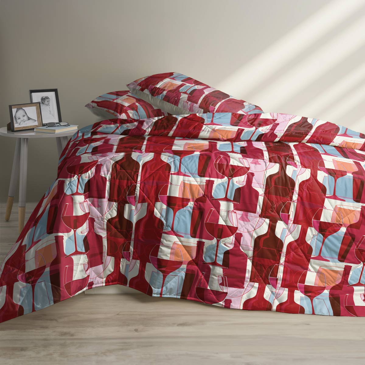 Shineful Gorgeous Wine - All Season Quilt 3-Piece Set