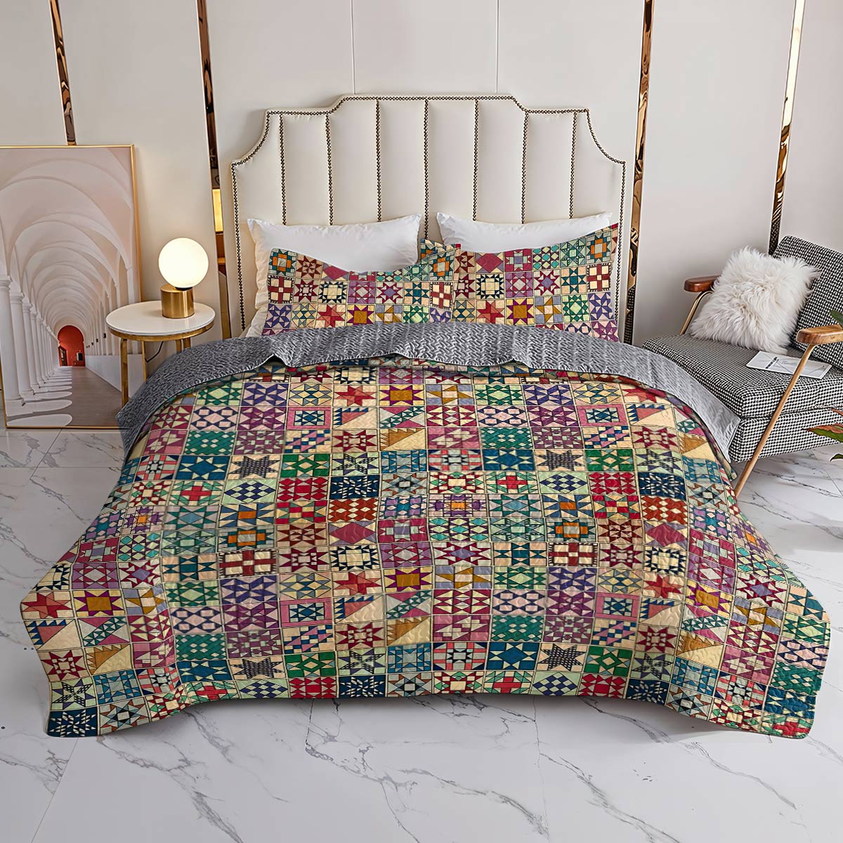 Shineful All Season Quilt 3-teiliges Set Quilten ist meine Therapie