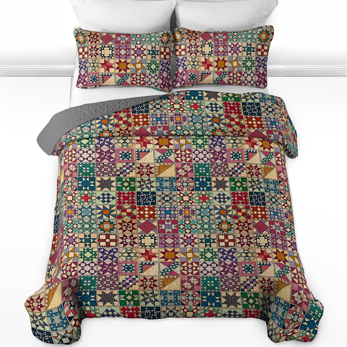 Shineful All Season Quilt 3-teiliges Set Quilten ist meine Therapie