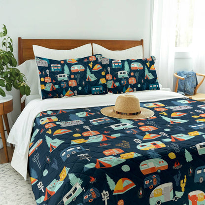 Shineful Happer Camper - All Season Quilt 3-Piece Set