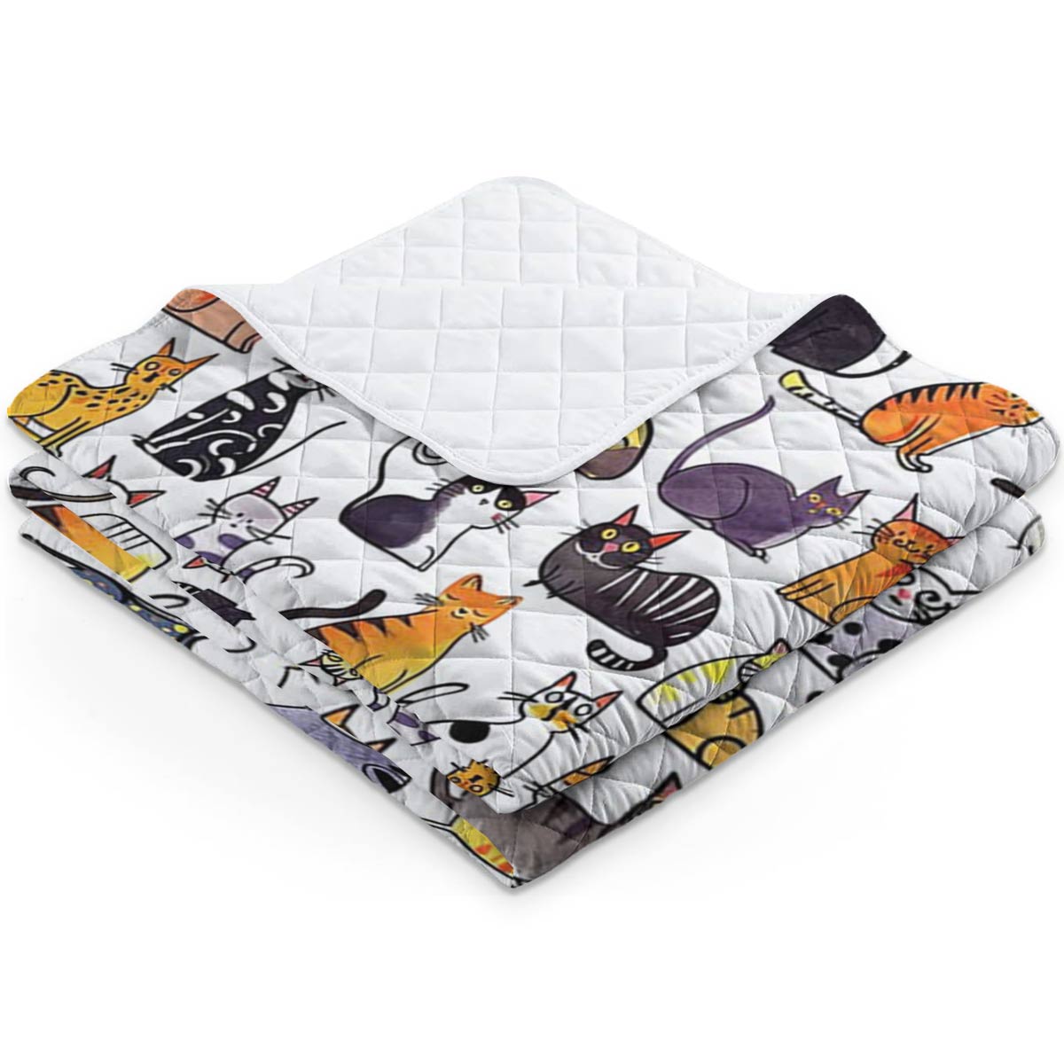 Shineful Quilt 3-Piece Set Cats Lovely