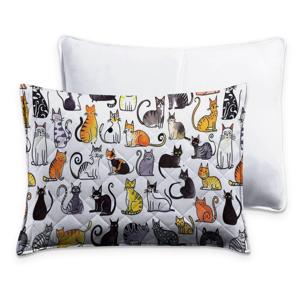 Shineful Quilt 3-Piece Set Cats Lovely