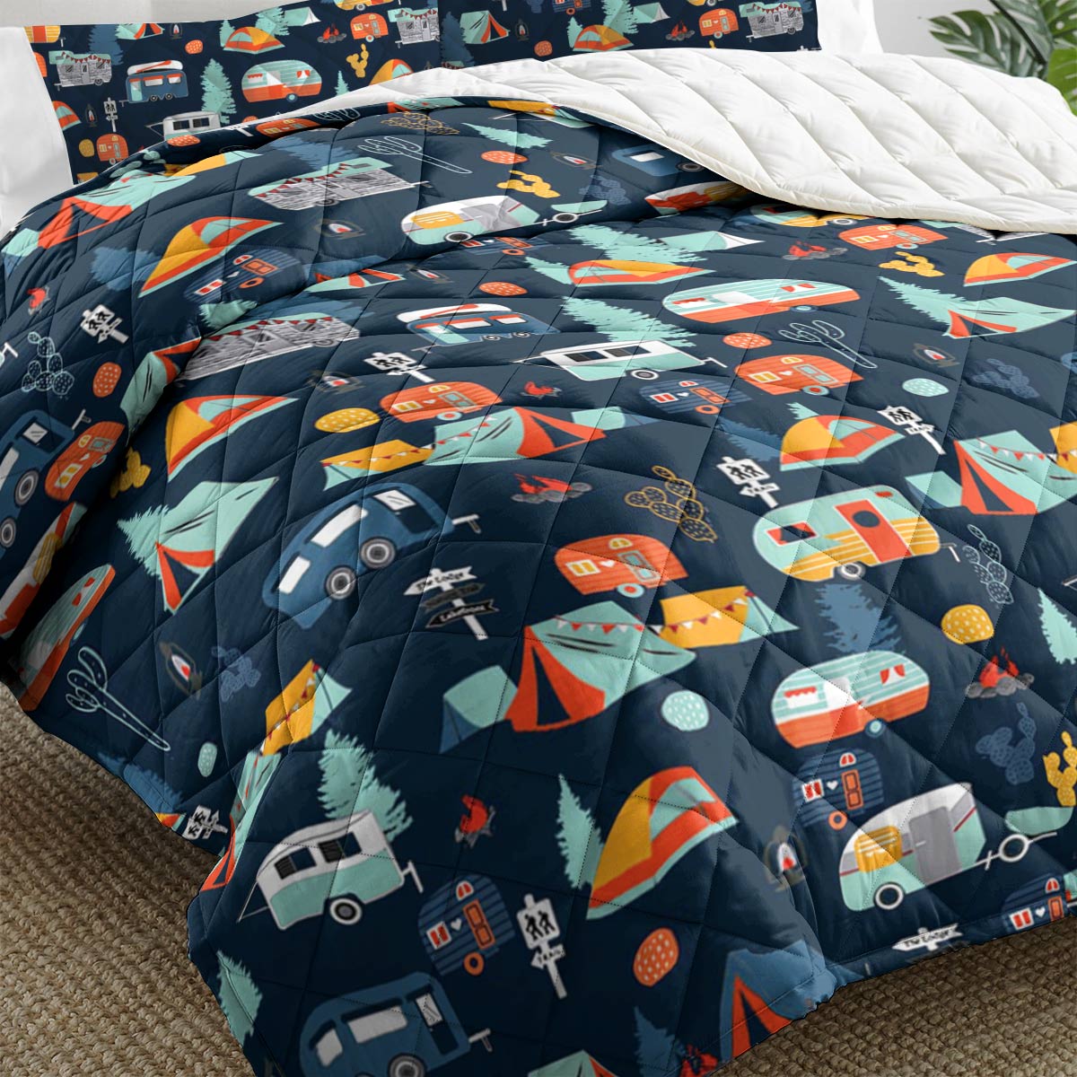 Shineful Happer Camper - All Season Quilt 3-Piece Set