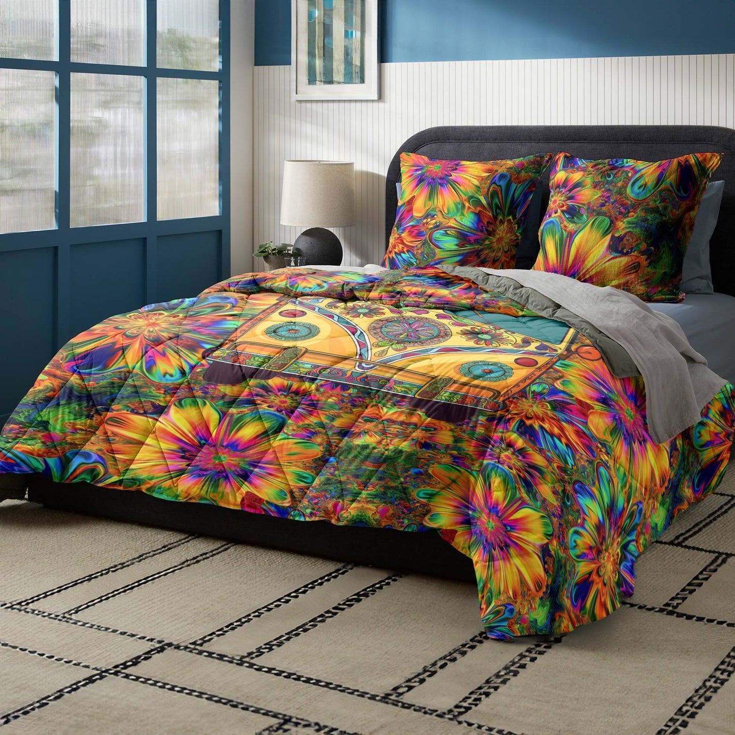 Shineful Gorgeous Hippie Van - All Season Quilt 3-Piece Set