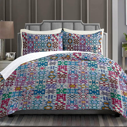 Shineful Quilt 3-Piece Set Traditional Quilting Blocks