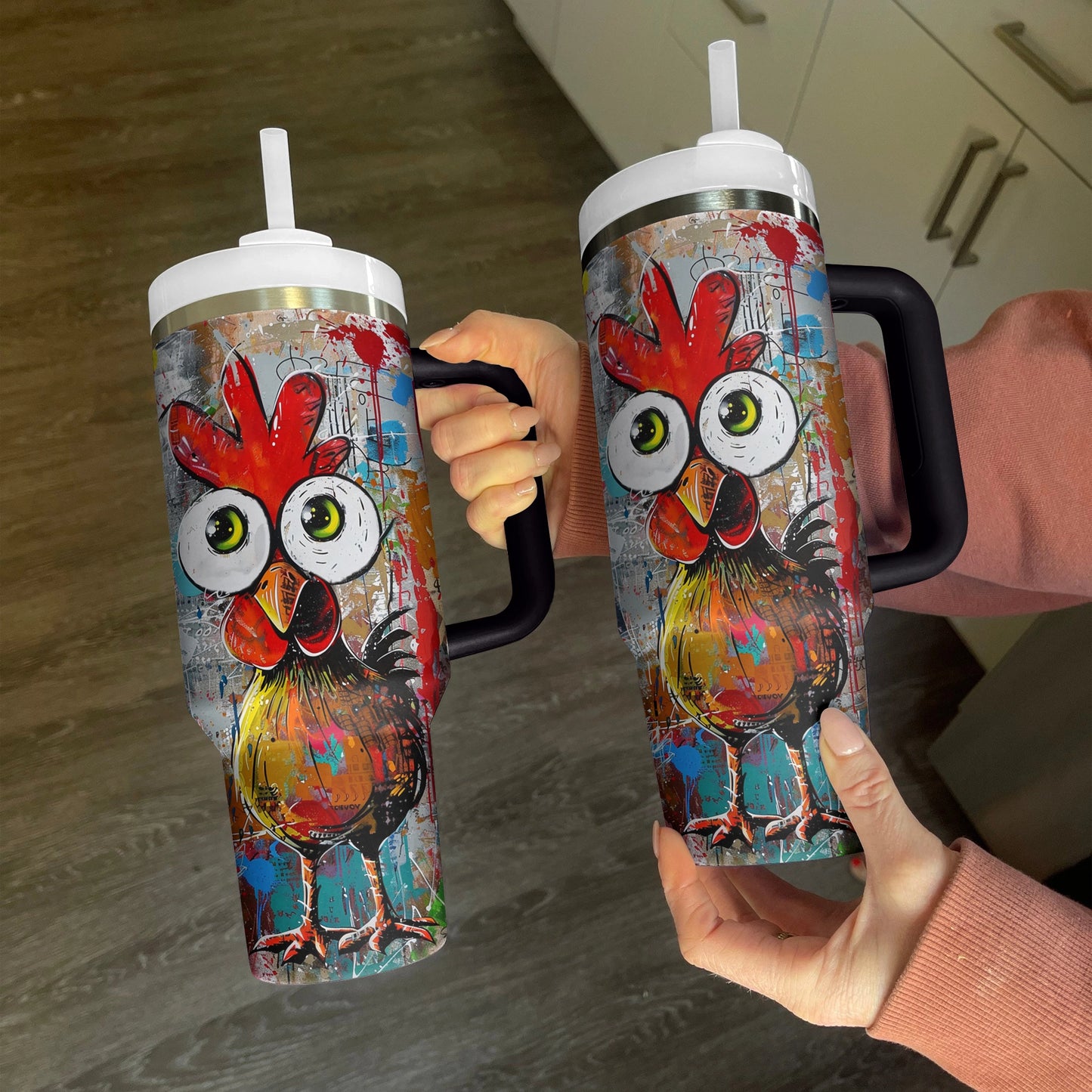 Shineful Tumbler Cluckin' Cute Chicken