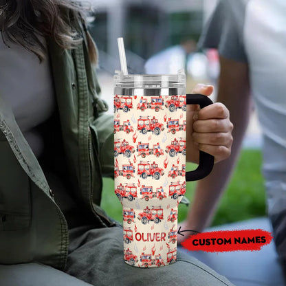 Shineful Tumbler Personalized "Firefighter Hero" Tumbler