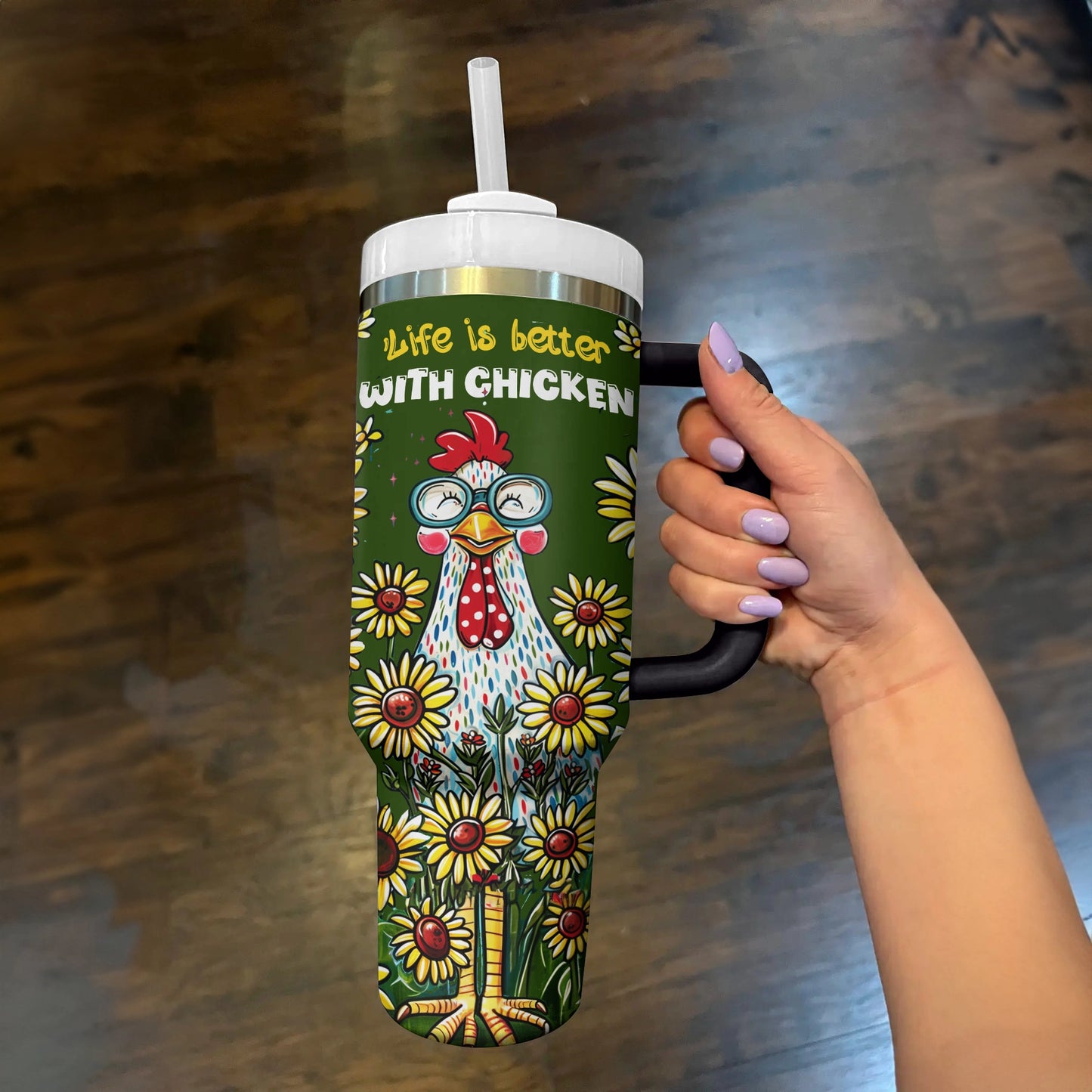 Shineful Tumbler "Chicken Joy"