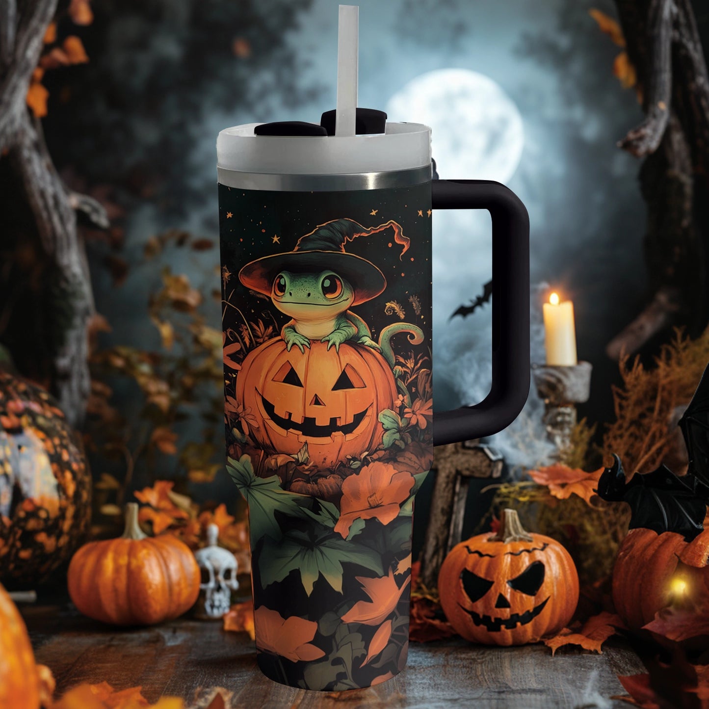 Shineful Tumbler Halloween Salamander Sips