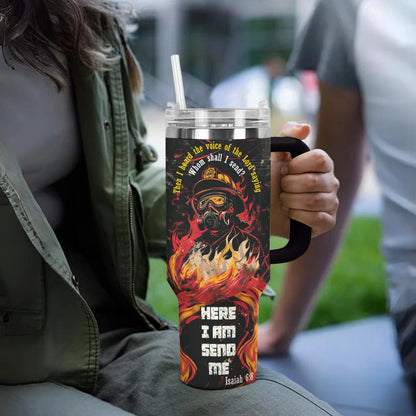 Shineful Tumbler Firefighter Valor In Inferno