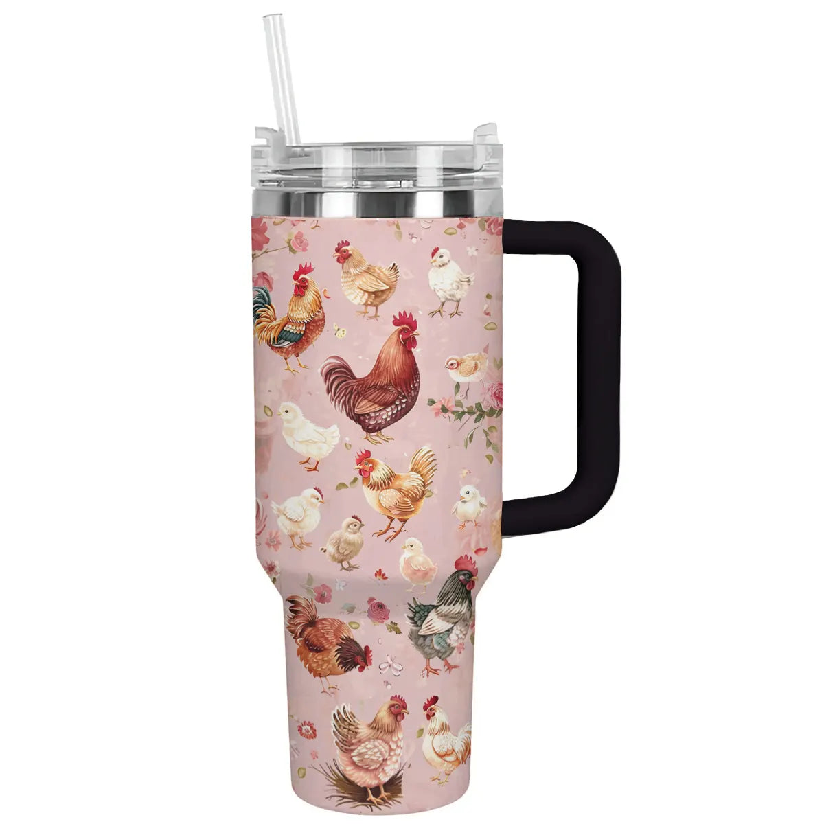 Shineful Tumbler Chicken: Cute Blossom Cluck