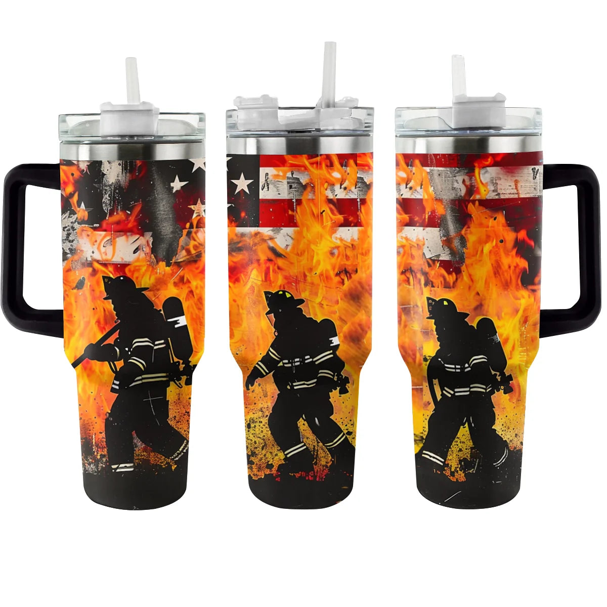 Shineful Tumbler "Brave Hearts" Firefighter