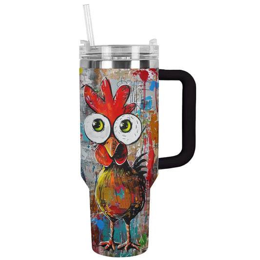 Shineful Tumbler Cluckin' Cute Chicken