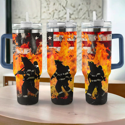 Shineful Tumbler "Brave Hearts" Firefighter