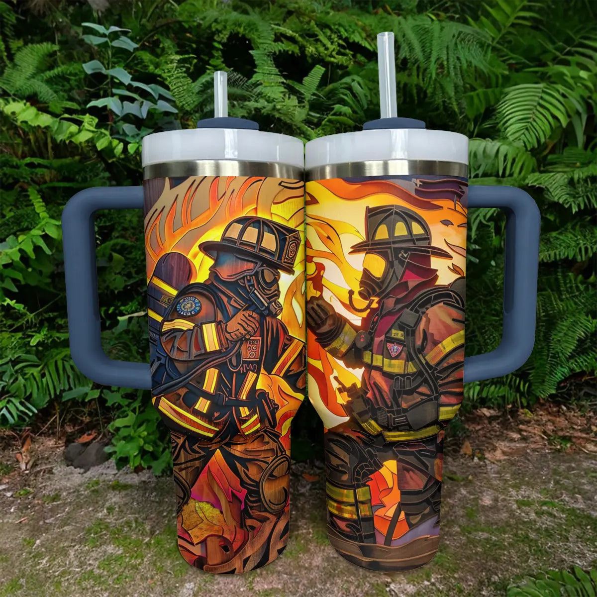 Shineful Tumbler Firefighter : First Responder Flask