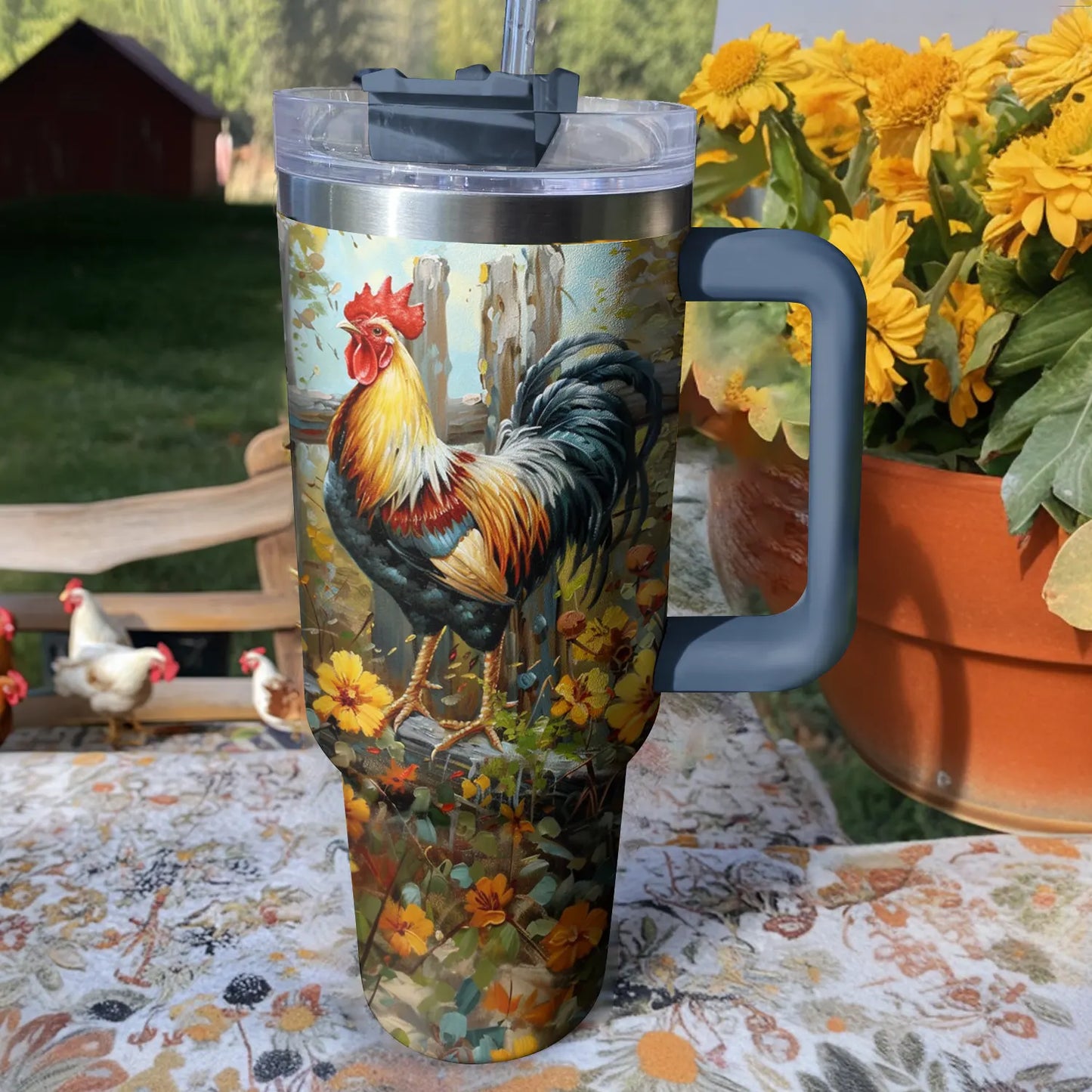 Shinyful Tumbler Das glucksende Huhn