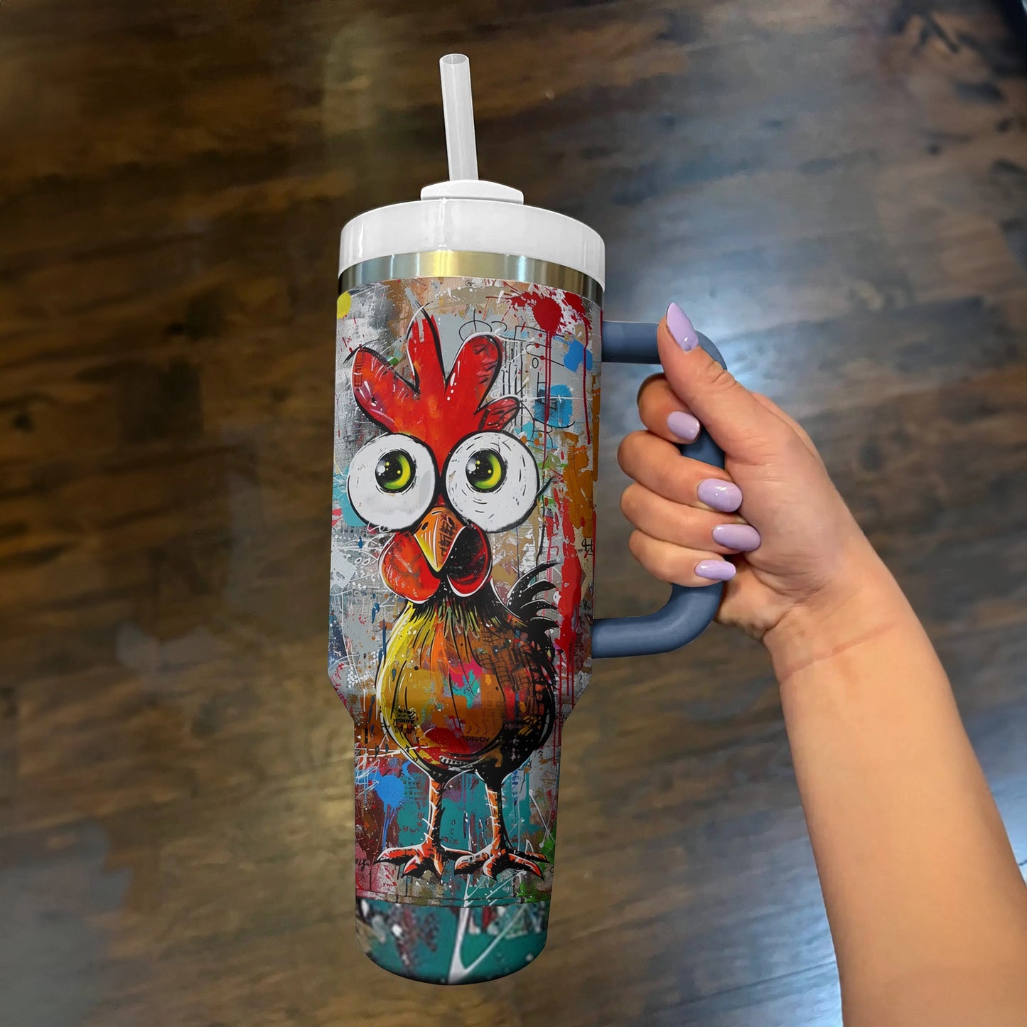 Shineful Tumbler Cluckin' Cute Chicken