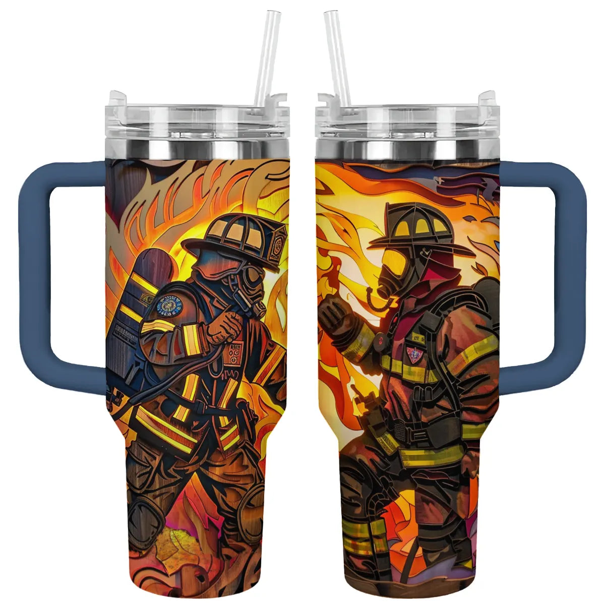 Shineful Tumbler Firefighter : First Responder Flask