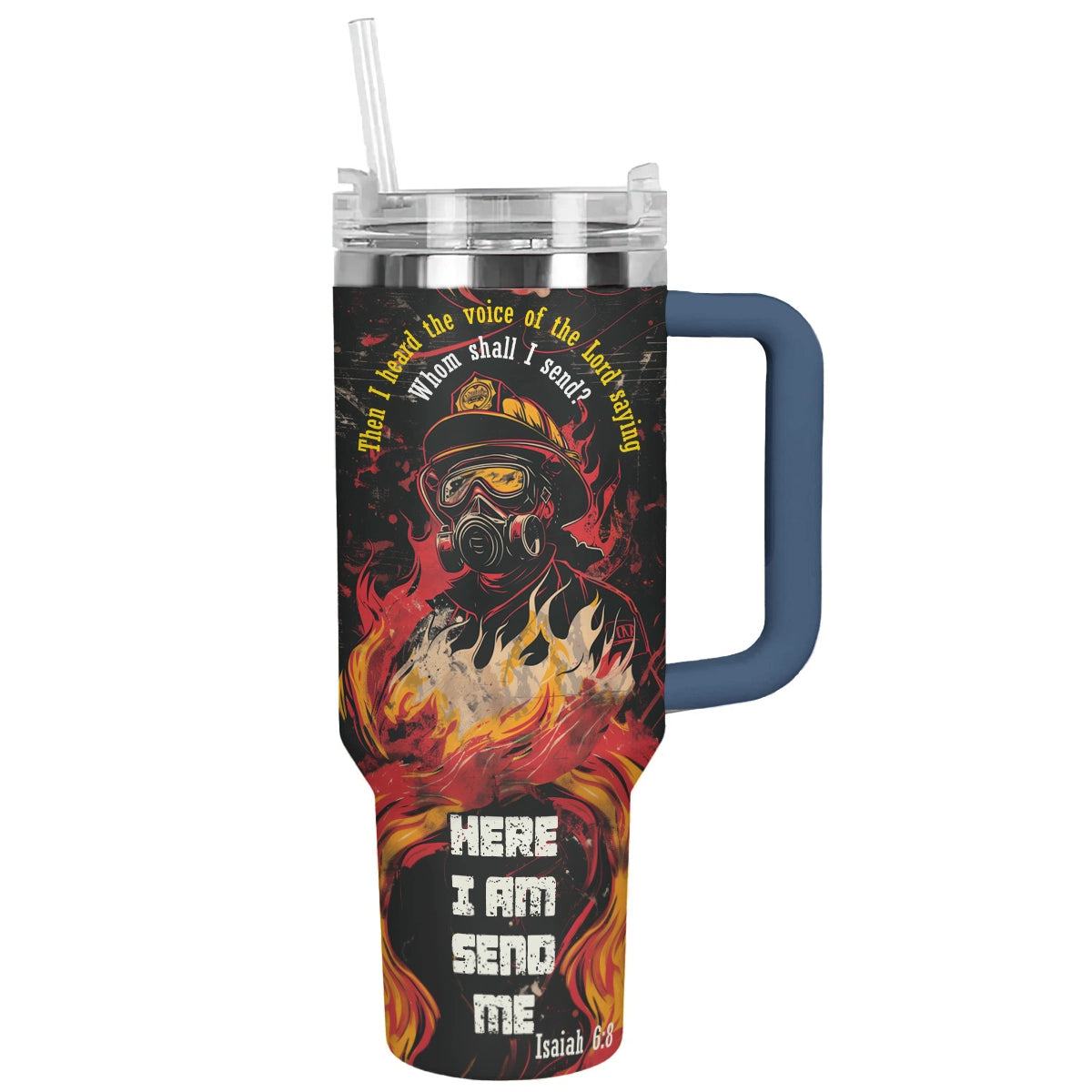 Shineful Tumbler Firefighter Valor In Inferno