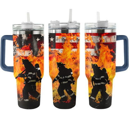 Shineful Tumbler "Brave Hearts" Firefighter