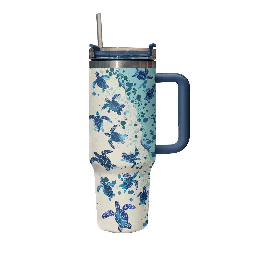 Shineful Tumbler Sea Turtle Tranquility