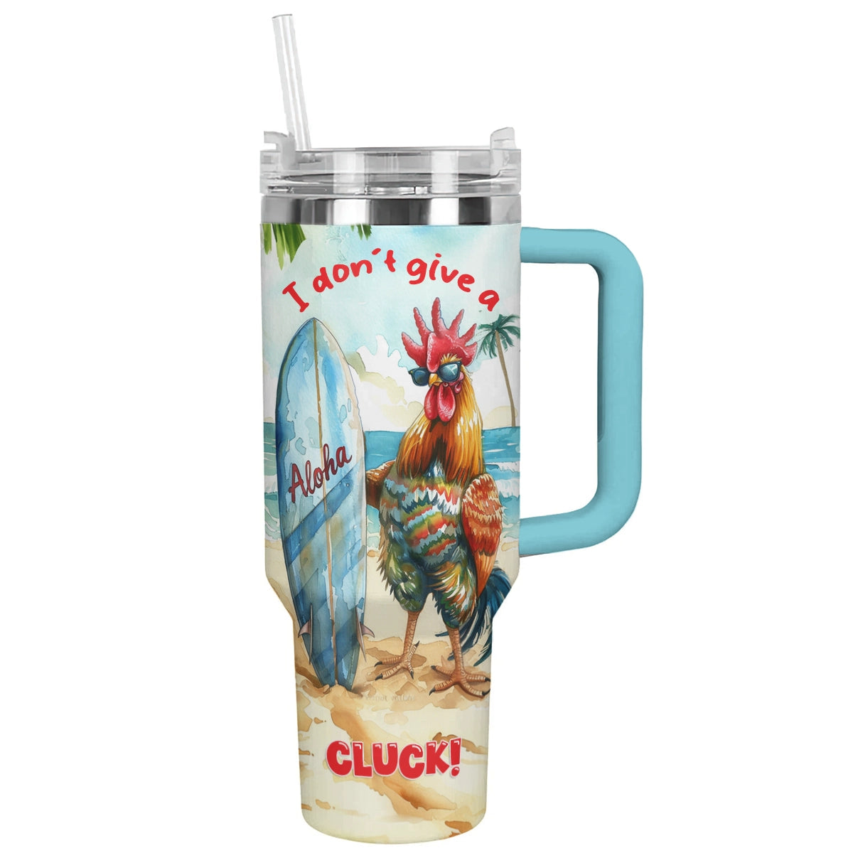 Shineful Tumbler "Surf Cluck" Chicken