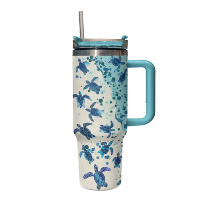 Shineful Tumbler Sea Turtle Tranquility