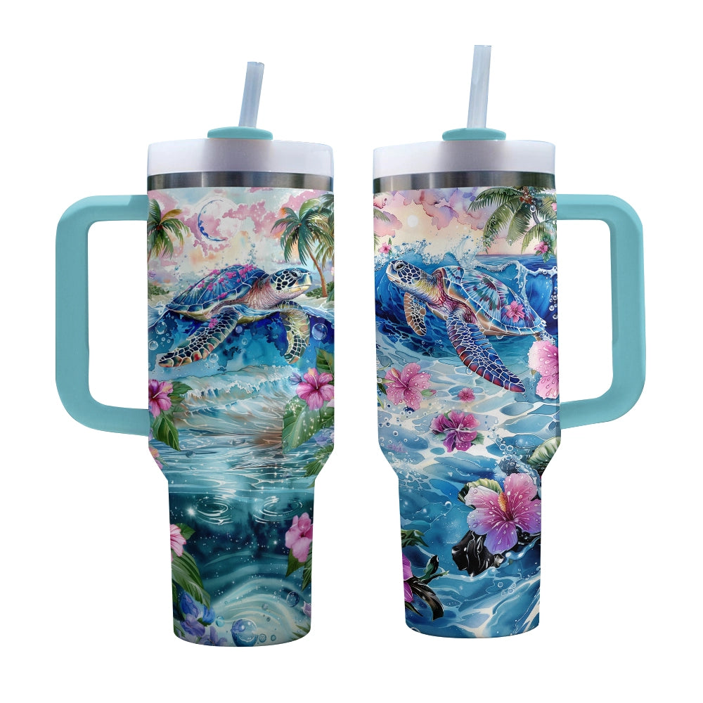 Shineful Tumbler Sea Turtle Serenity