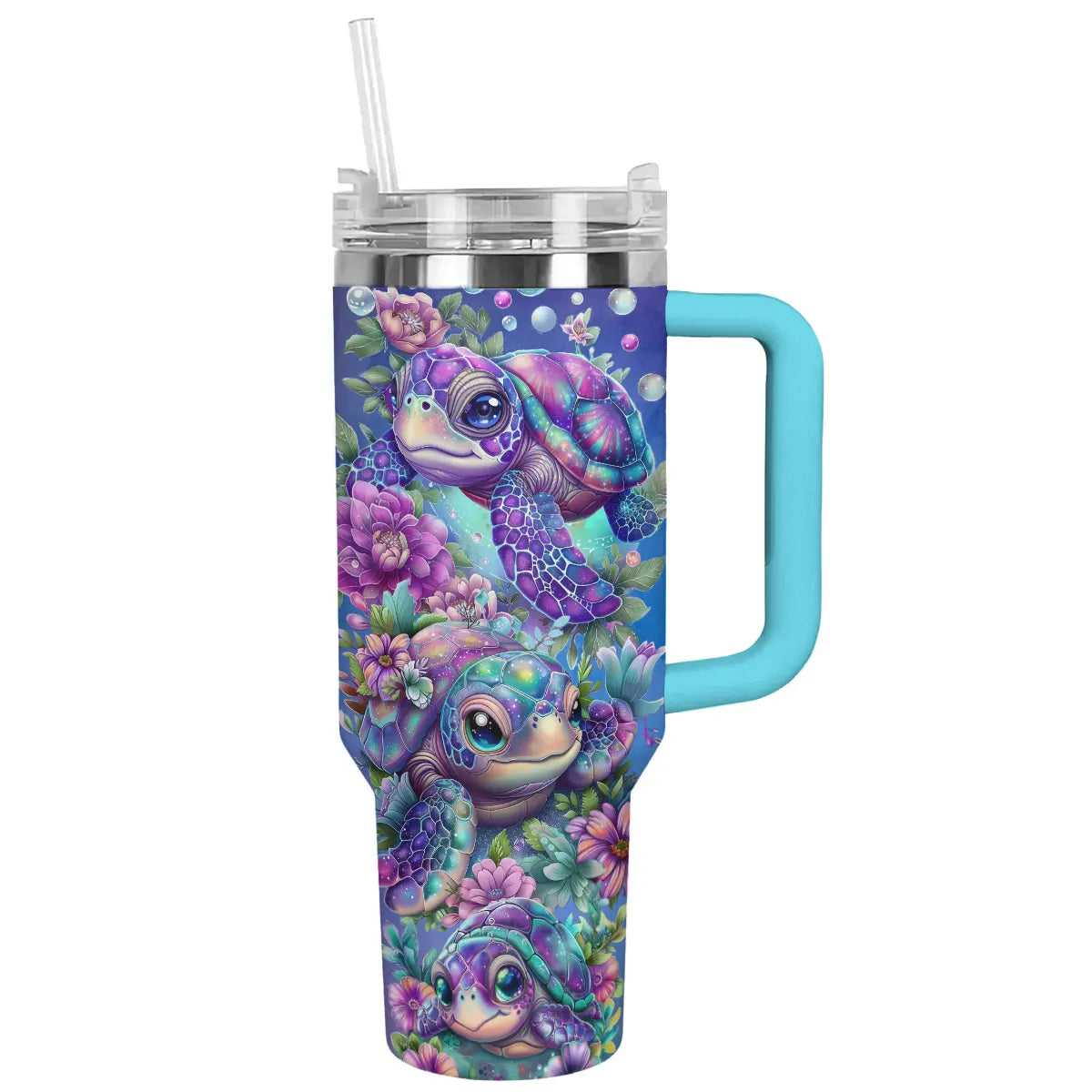 Shineful Glossy Tumbler Sea Turtle Tides