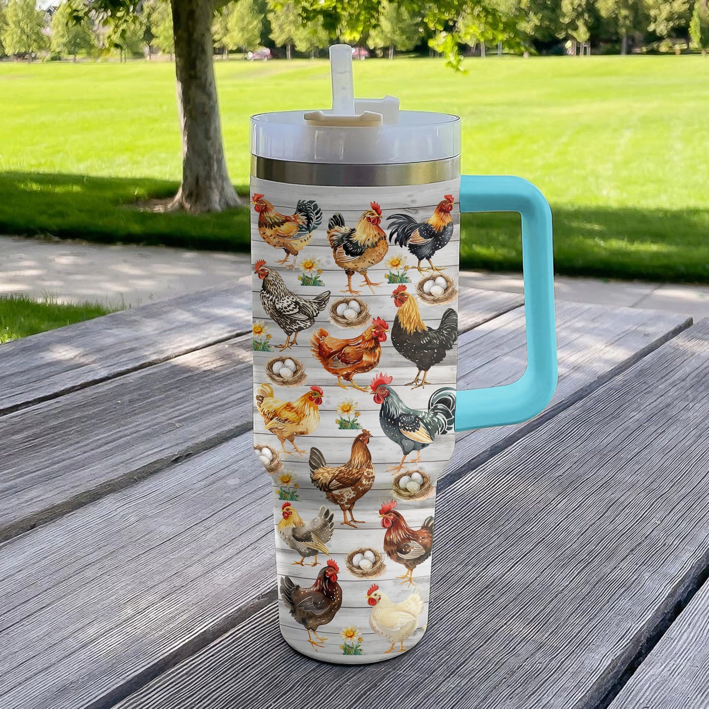 Shineful Tumbler Country Charm: Chicken