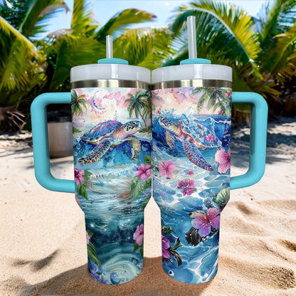 Shineful Tumbler Sea Turtle Serenity