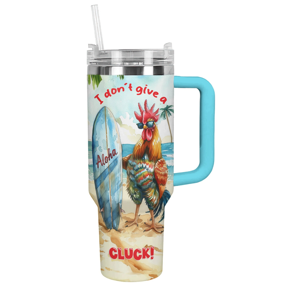 Shineful Tumbler "Surf Cluck" Huhn