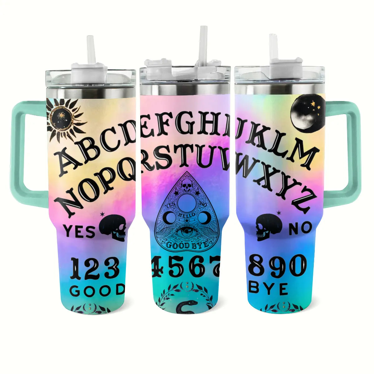 Shineful Tumbler Tarot Halloween Ouija Board Sips