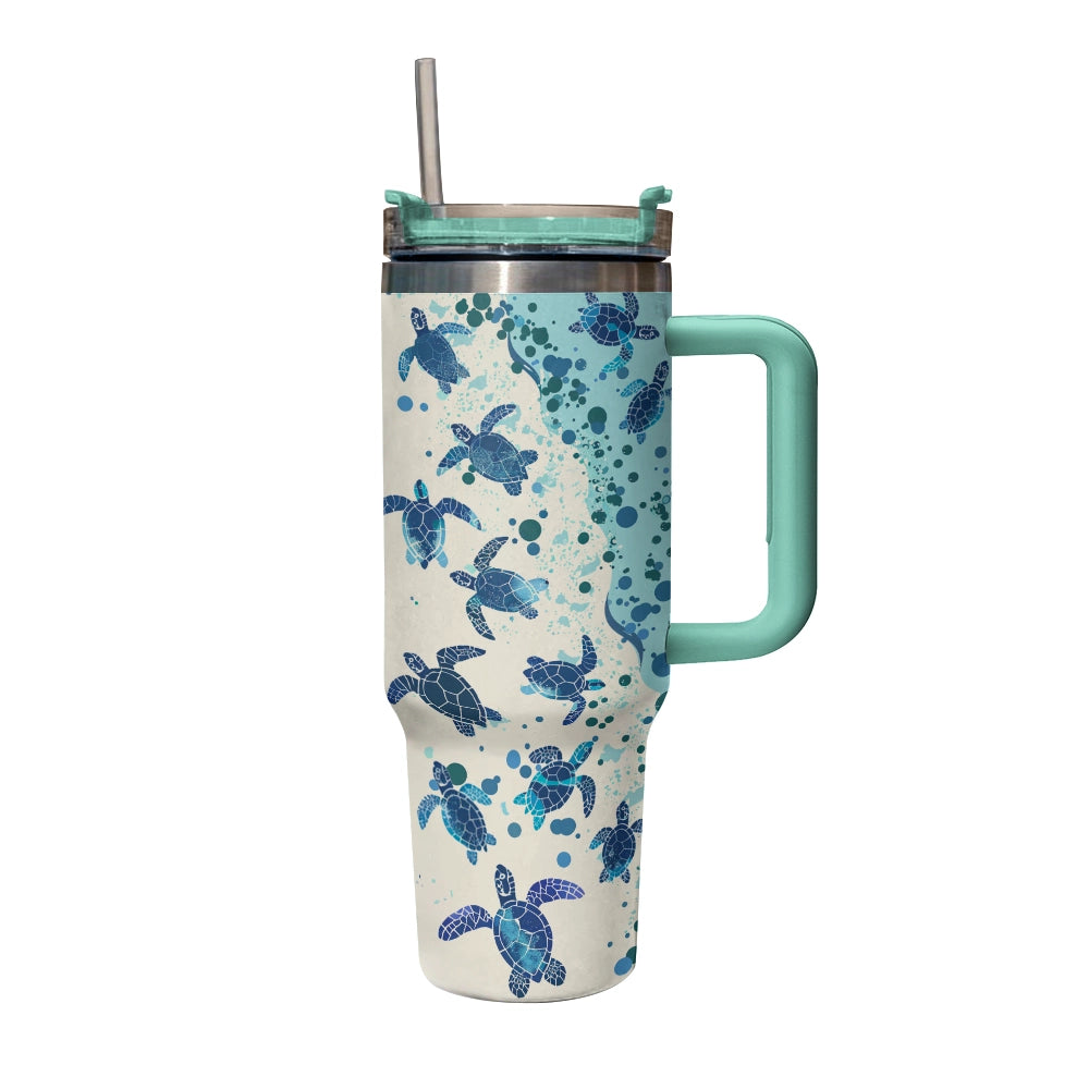 Shineful Tumbler Sea Turtle Tranquility