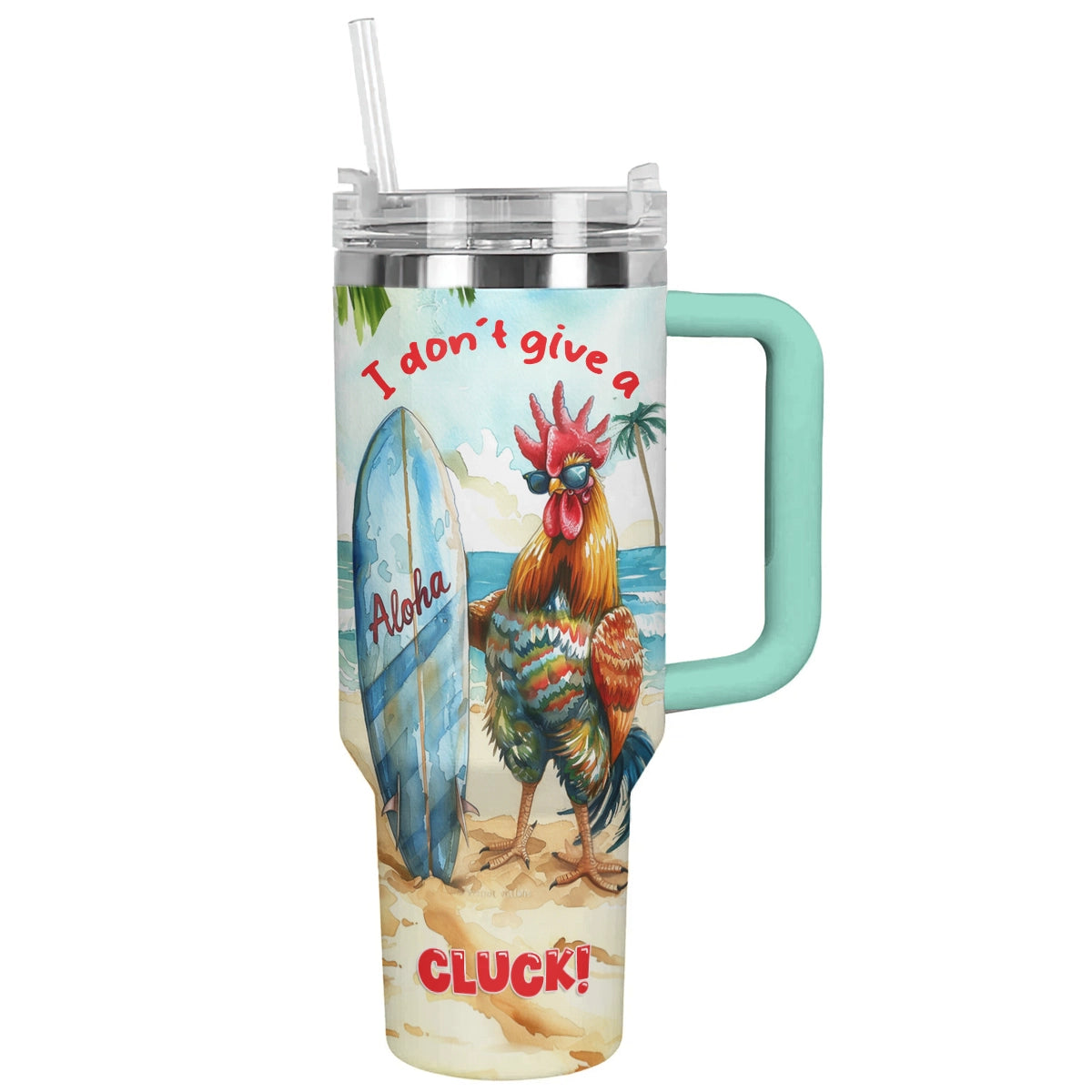 Shineful Tumbler "Surf Cluck" Chicken