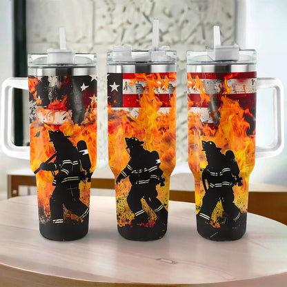 Shineful Tumbler "Brave Hearts" Firefighter