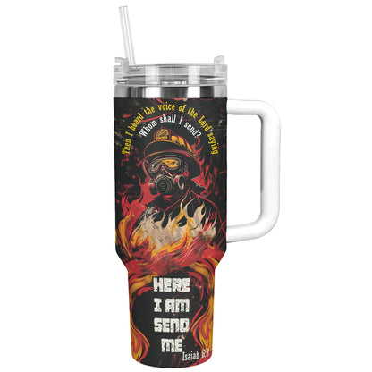 Shineful Tumbler Firefighter Valor In Inferno