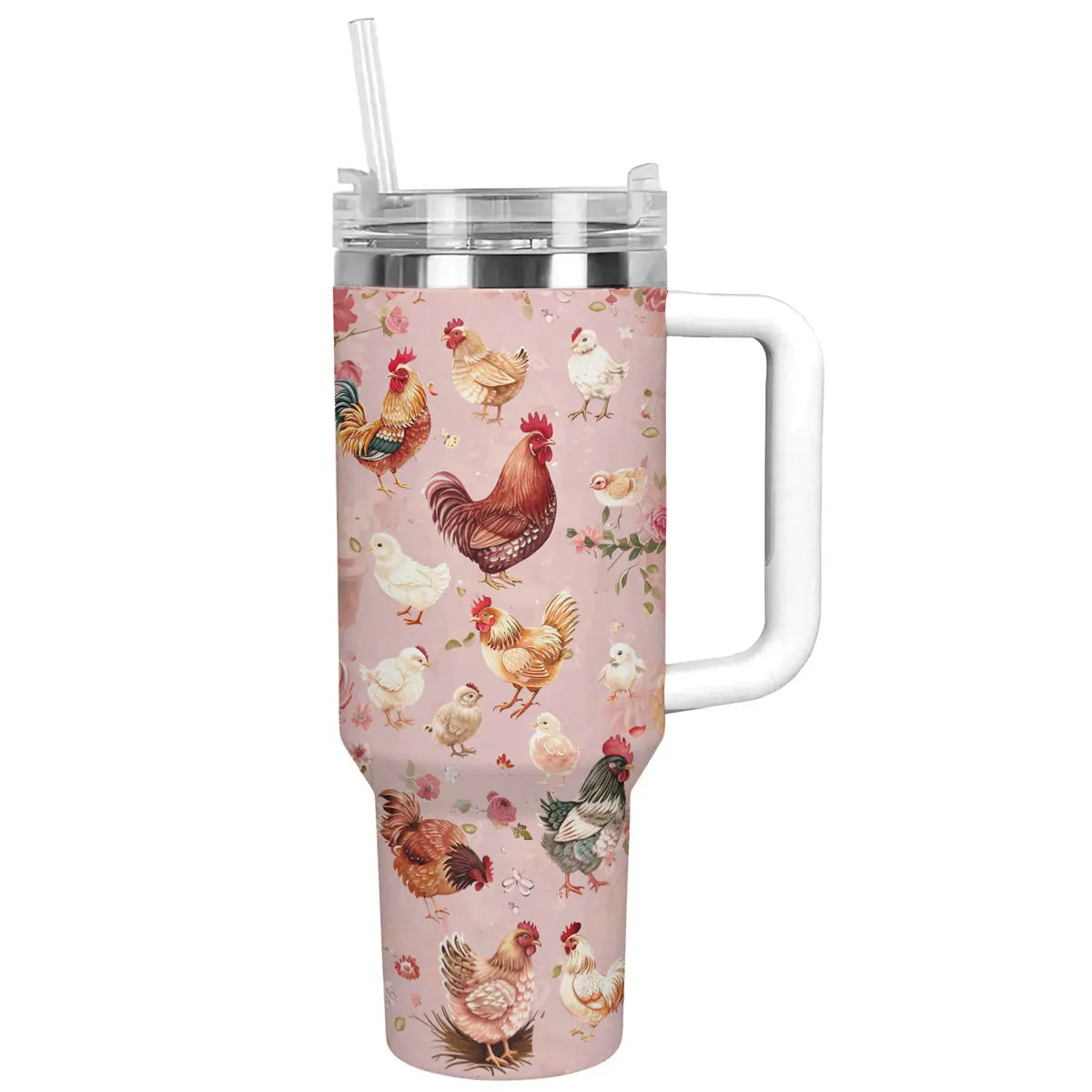 Shineful Tumbler Chicken: Cute Blossom Cluck