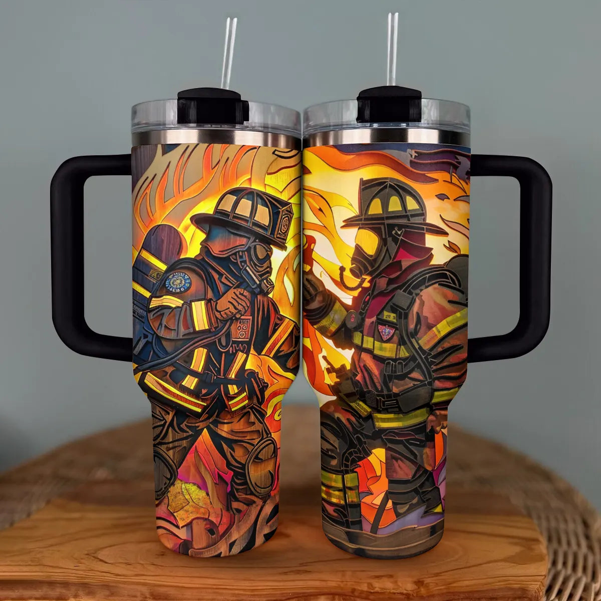 Shineful Tumbler Firefighter : First Responder Flask