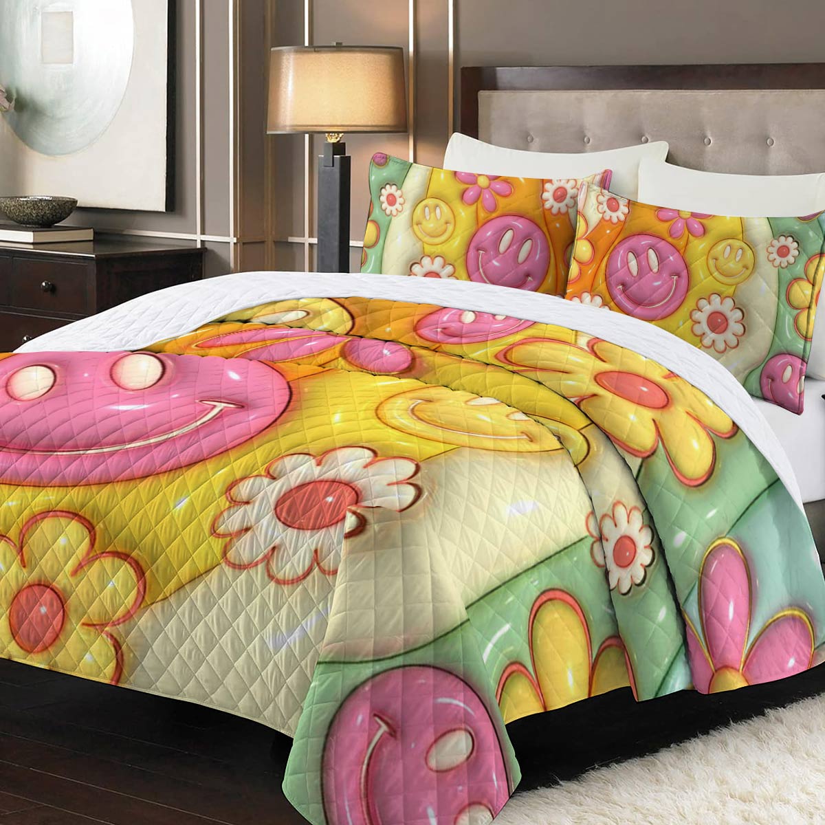 Shineful Quilt 3-Piece Set Sunny Smile