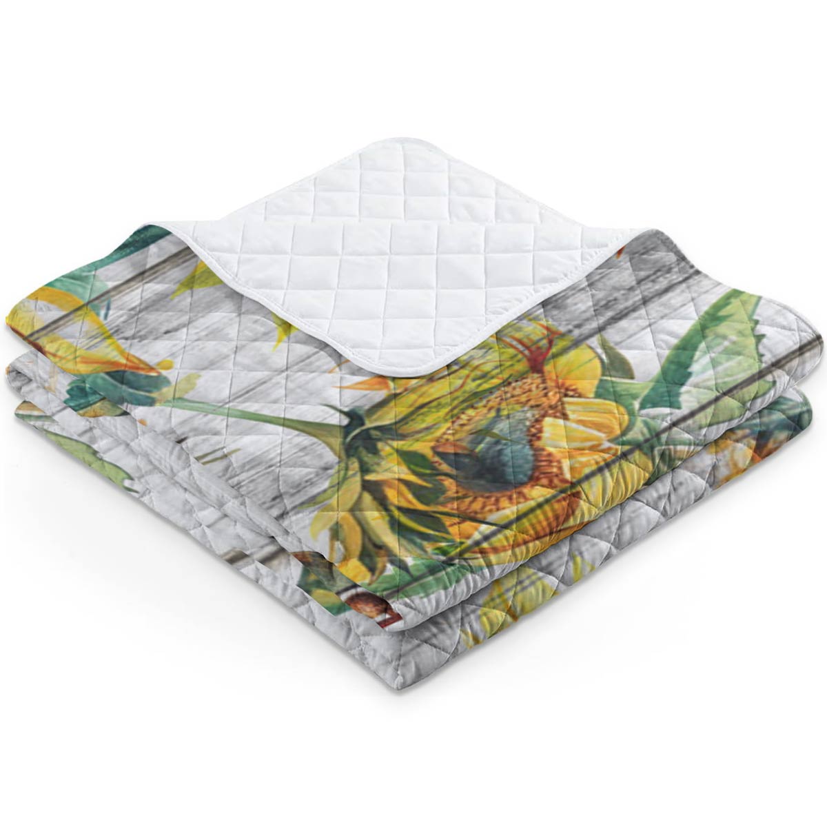 Shineful Quilt 3-Piece Set Sewing Sunflower