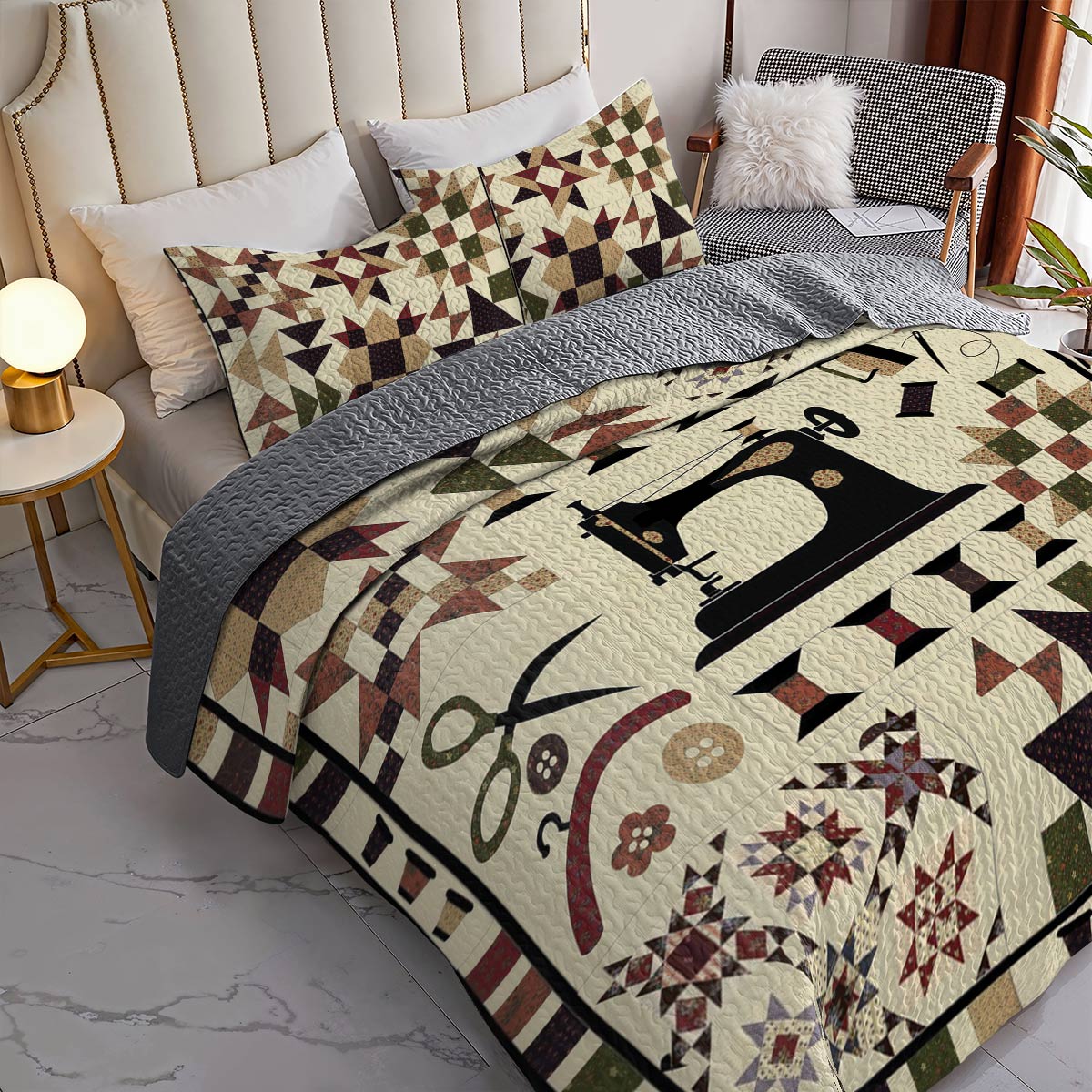 Shineful All Season Quilt 3-Piece Set Patchwork Passion