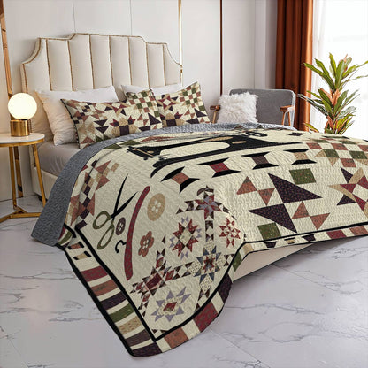 Shineful All Season Quilt 3-Piece Set Patchwork Passion